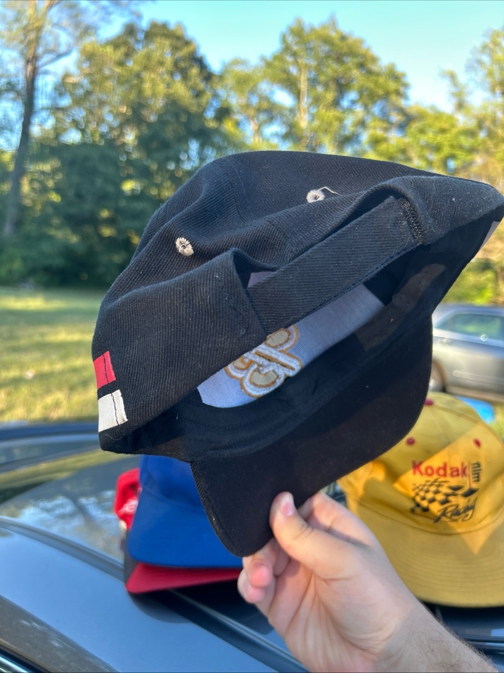 Assorted Racing & Logo Baseball Cap - Red, Yellow, Black - Picture 13 of 15